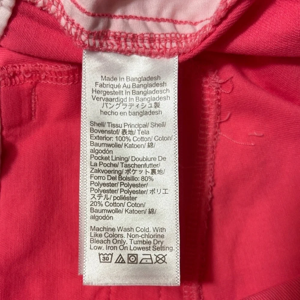 J. Crew 5" Classic Chino Shorts Vivid Begonia Shorts - Picture 7 of 9